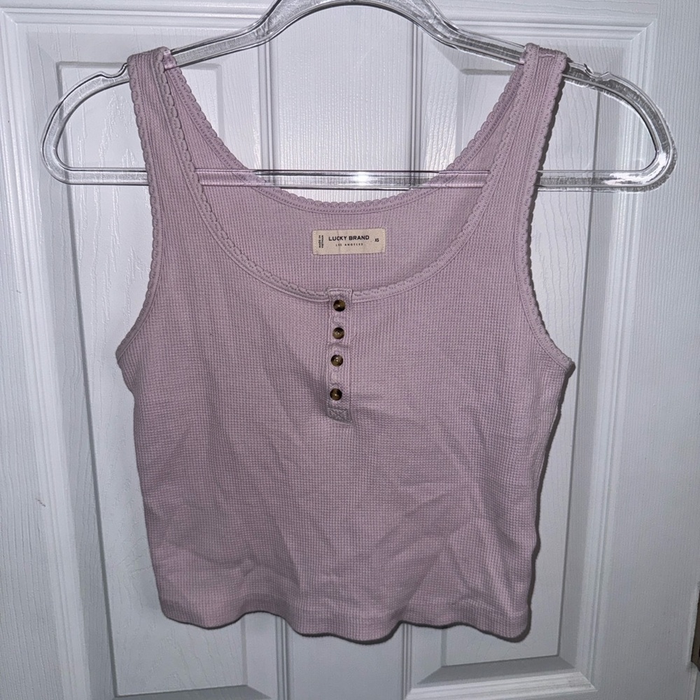 Lucky cropped tank